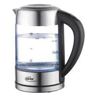 Elta Glas-Wasserkocher GWK-2200.4T schwarz Edelstahl Glas Edelstahl B/H/T: ca. 25x23x15 cm ca. 1,7 l Wasserkocher_Glas_Elta GWK-2200.4T - schwarz/Edelstahl (25,00/23,00/15,00cm) - Elta