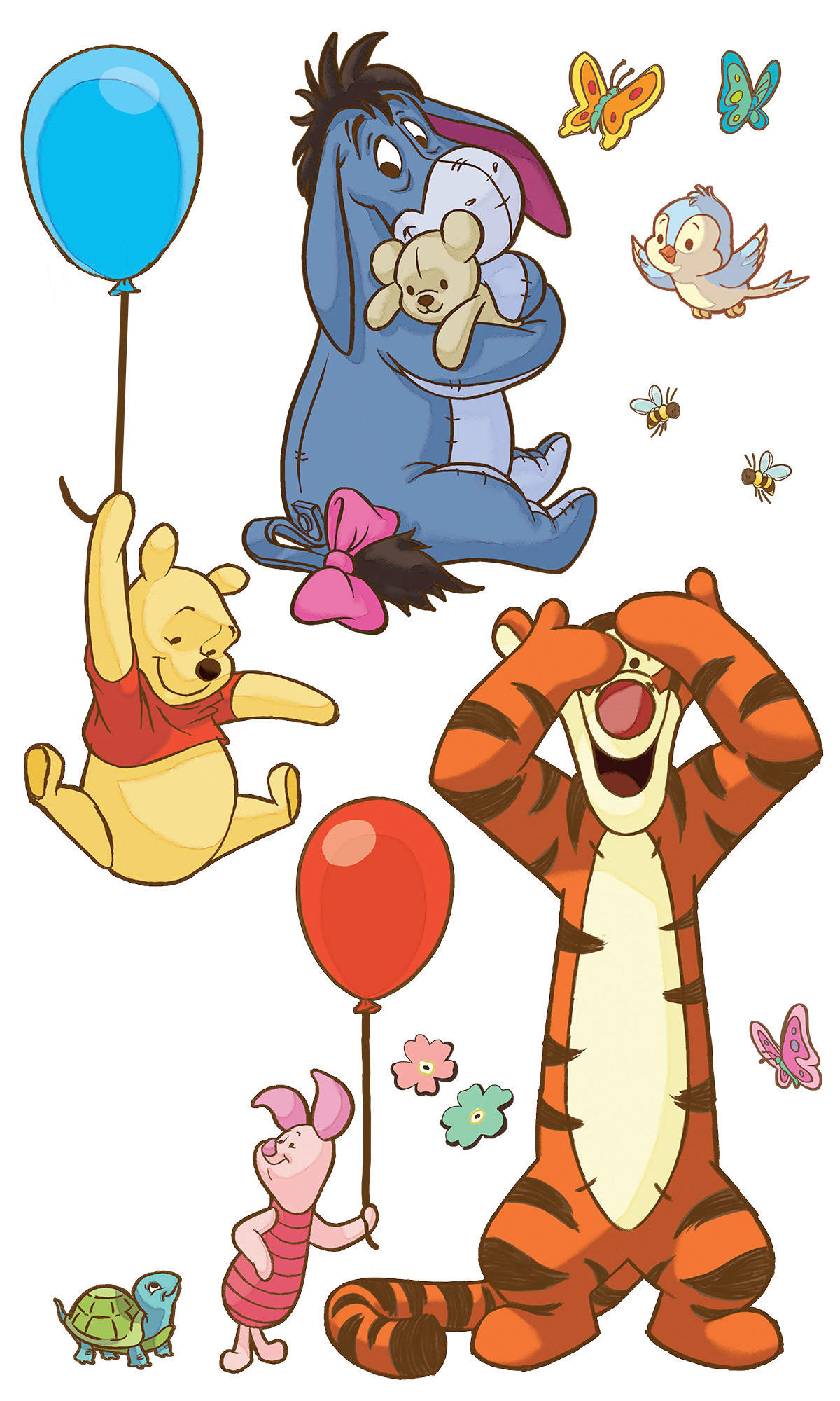 Komar Fototapete Winnie the Pooh and Friends XXL B/L: ca. 127x200 cm Winnie the Pooh and Friends XXL - (127,00/200,00cm) - Komar
