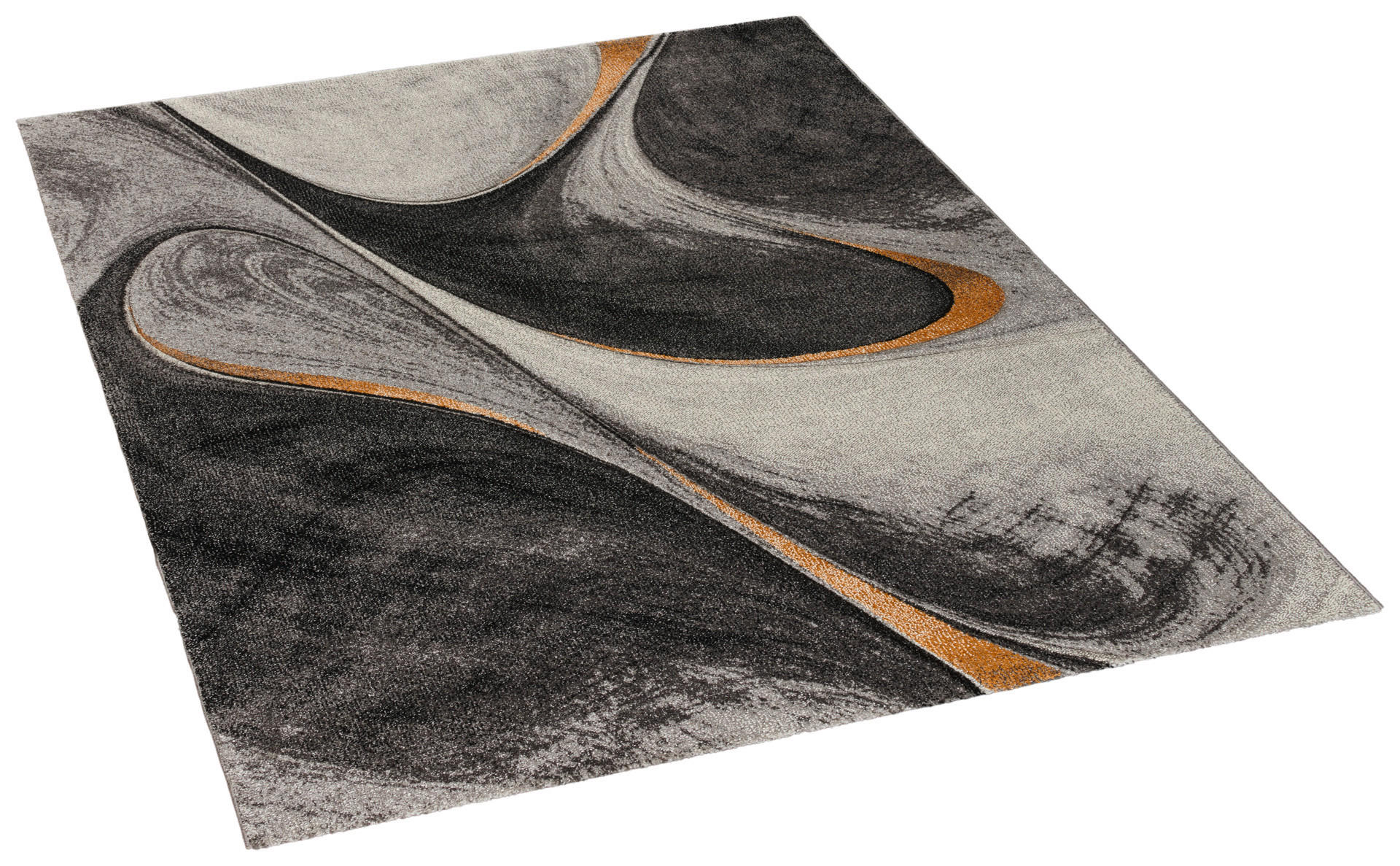 Webteppich Casino grau B/L: ca. 120x170 cm Casino - gold/grau (120,00/170,00cm)