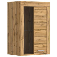 Vitrine Jam Eiche Wotan Nachbildung B/H/T: ca. 60x86x35 cm Jam - Eiche (60,00/86,00/35,00cm) - xonox.home