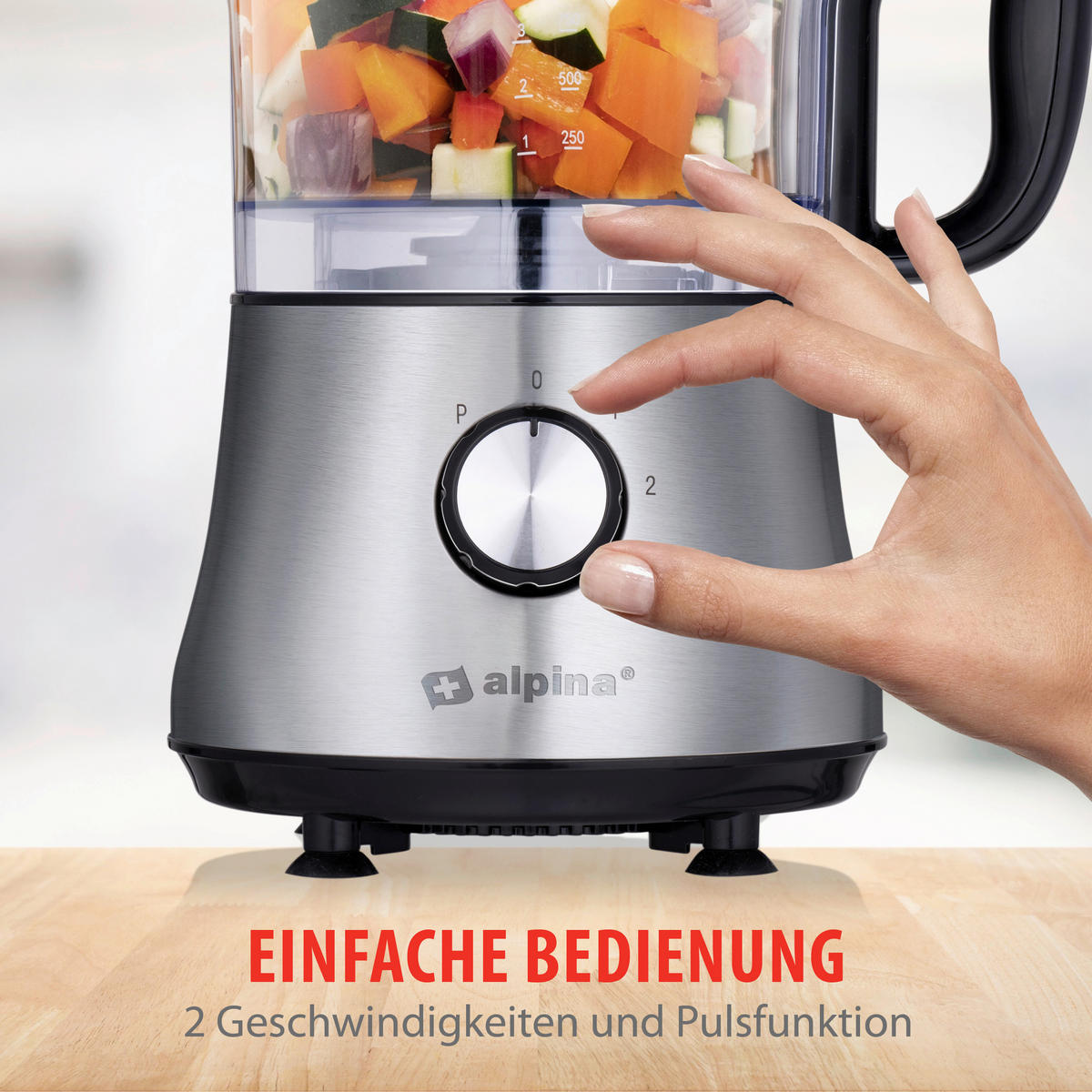Alpina Küchenmaschine silber Küchenmaschine - silber - Alpina