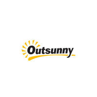 Outsunny Gartenbank weiß Holz B/H/L: ca. 61x85x115 cm Gartenbank - weiß (115,00/61,00/85,00cm) - Outsunny