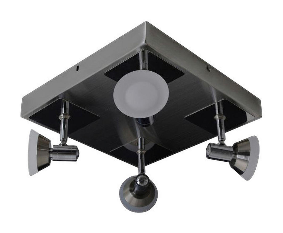 Näve Leuchten LED-Deckenleuchte NV1226942 Chrom Metall Glas B/H/T: ca. 28x13x28 cm 4 Brennstellen Jericho - Chrom (28,00/13,00/28,00cm) - Näve Leuchten