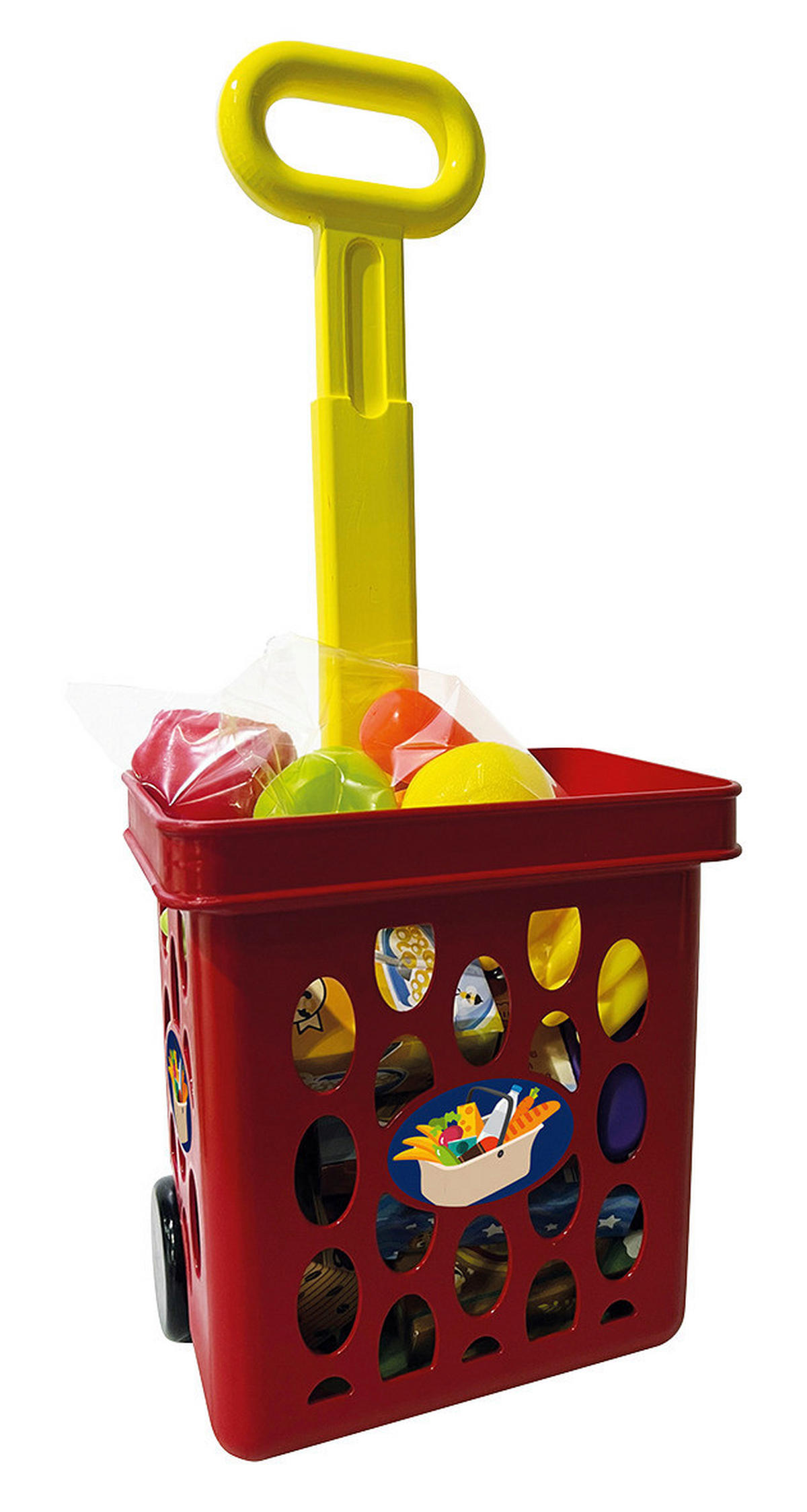 Spielwaren B/H/T: ca. 19x36x15 cm Spielzeug-Einkaufstrolley - (19,00/36,00/15,00cm)