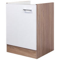 Spülenschrank Samoa weiß Eiche Nachbildung B/H/T: ca. 50x82x57 cm Samoa - Eiche/weiß (50,00/82,00/57,00cm) - Flex-Well