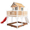 AXI Spielhaus Liam braun B/H/L: ca. 377x291x255 cm Liam - braun/weiß (255,00/377,00/291,00cm) - AXI