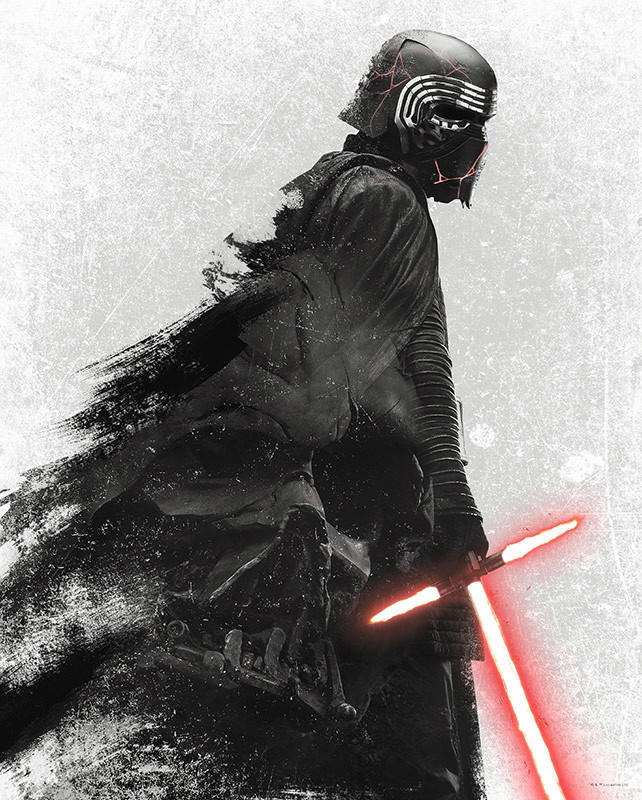 Komar Poster Star Wars EP9 Kylo Vader Shadow Star Wars B/L: ca. 40x50 cm