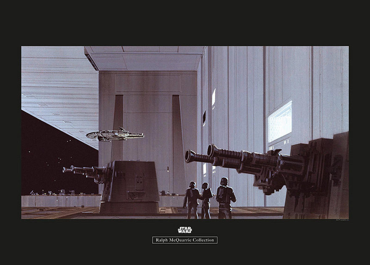 Komar Poster Star Wars Classic RMQ Death Star Ha Star Wars B/L: ca. 70x50 cm Star Wars Classic RMQ Death Star Ha - (70,00/50,00cm) - Komar