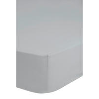 Baumwoll Spannbetttuch Spannbetttuch-Baumwolle 100x200cm - grau (100,00/200,00cm) - Good Morning
