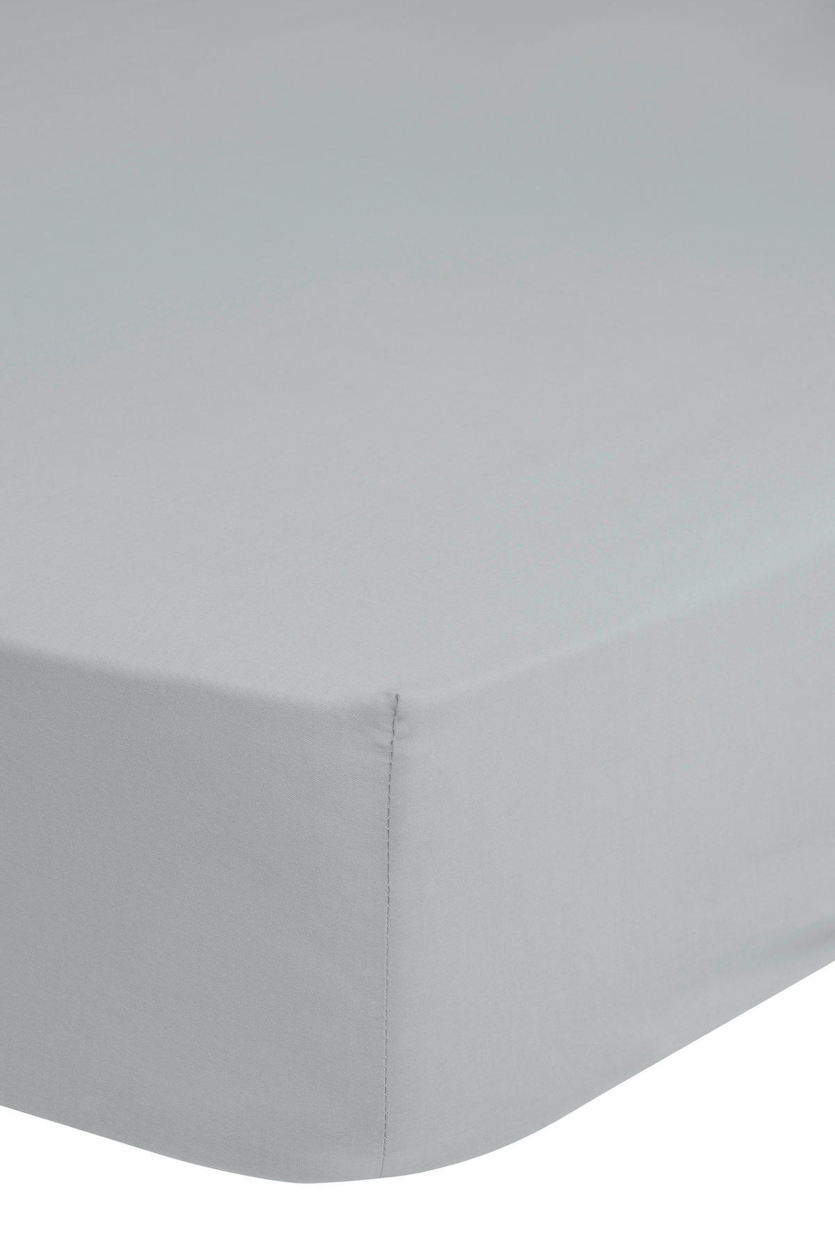 Baumwoll Spannbetttuch Spannbetttuch-Baumwolle 100x200cm - grau (100,00/200,00cm) - Good Morning