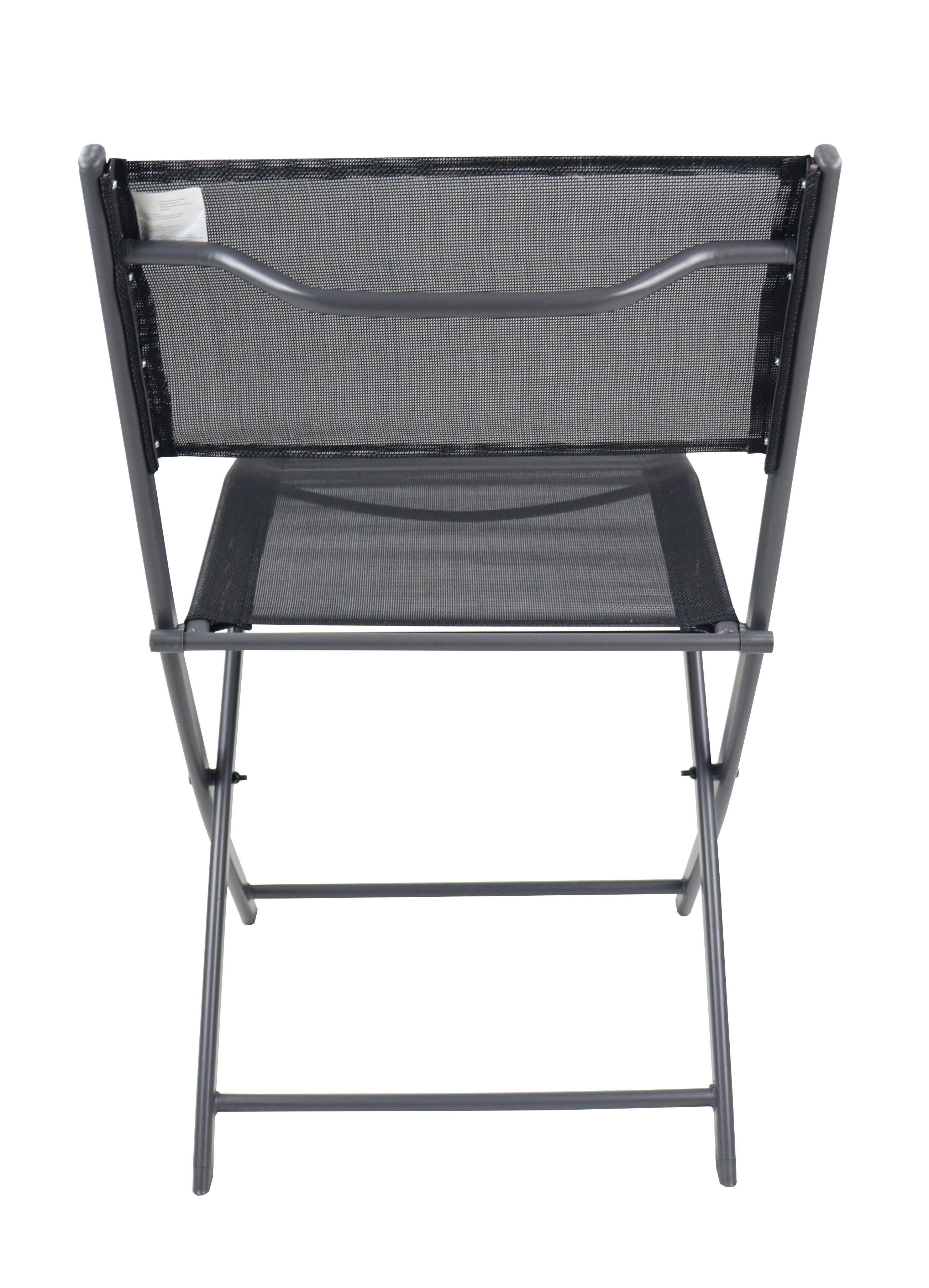 VCM Gartenstuhl 6er Set Sumila schwarz Metall B/H/L: ca. 45x79x46 cm Sumila - schwarz (46,00/45,00/79,00cm) - VCM