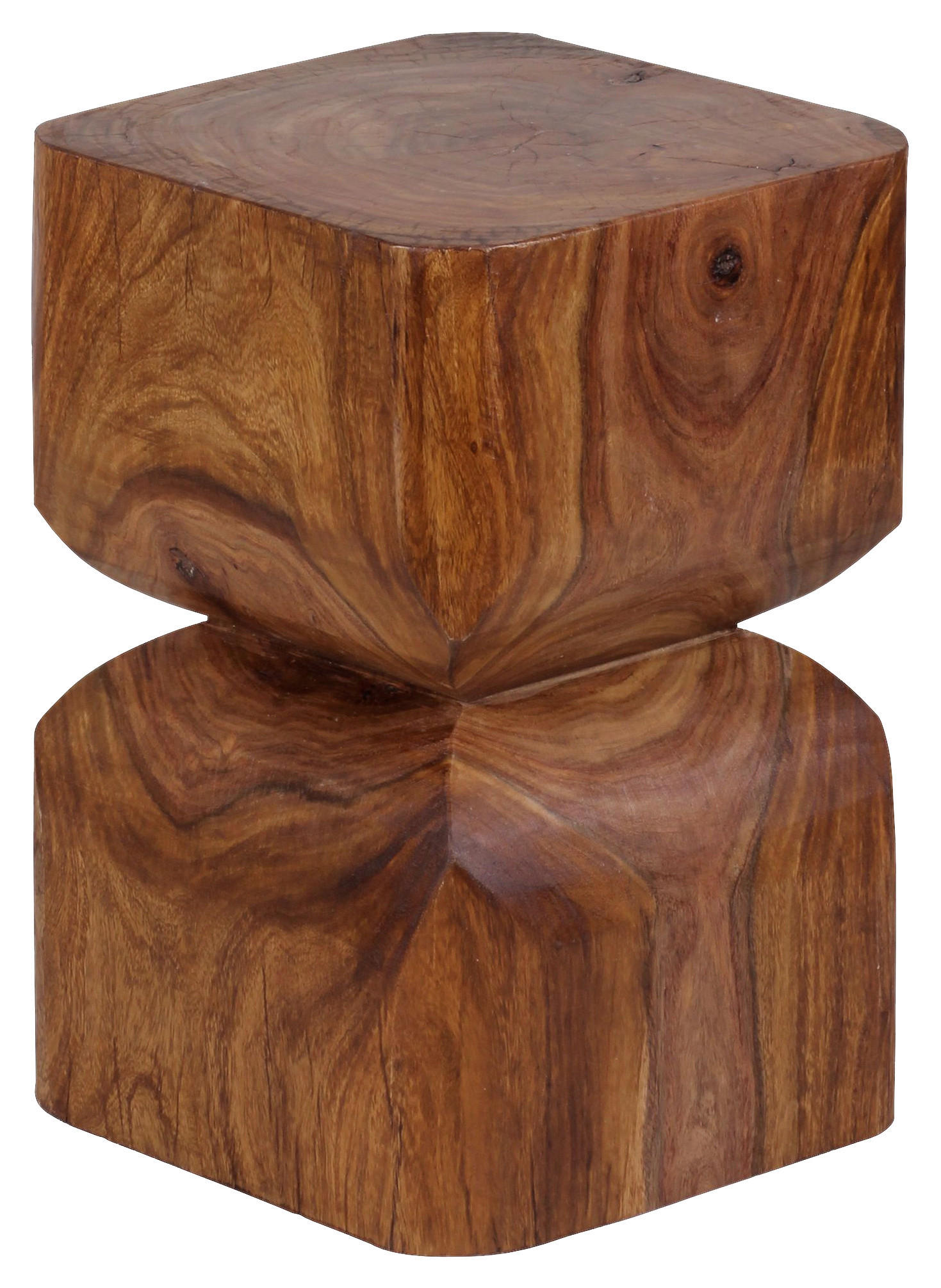 Beistelltisch natur Echtholz B/H/T: ca. 30x45x30 cm Beistelltisch - natur (30,00/45,00/30,00cm) - Wohnling