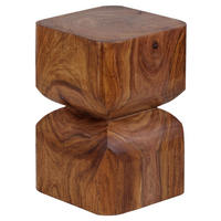 Beistelltisch natur Echtholz B/H/T: ca. 30x45x30 cm Beistelltisch - natur (30,00/45,00/30,00cm) - Wohnling