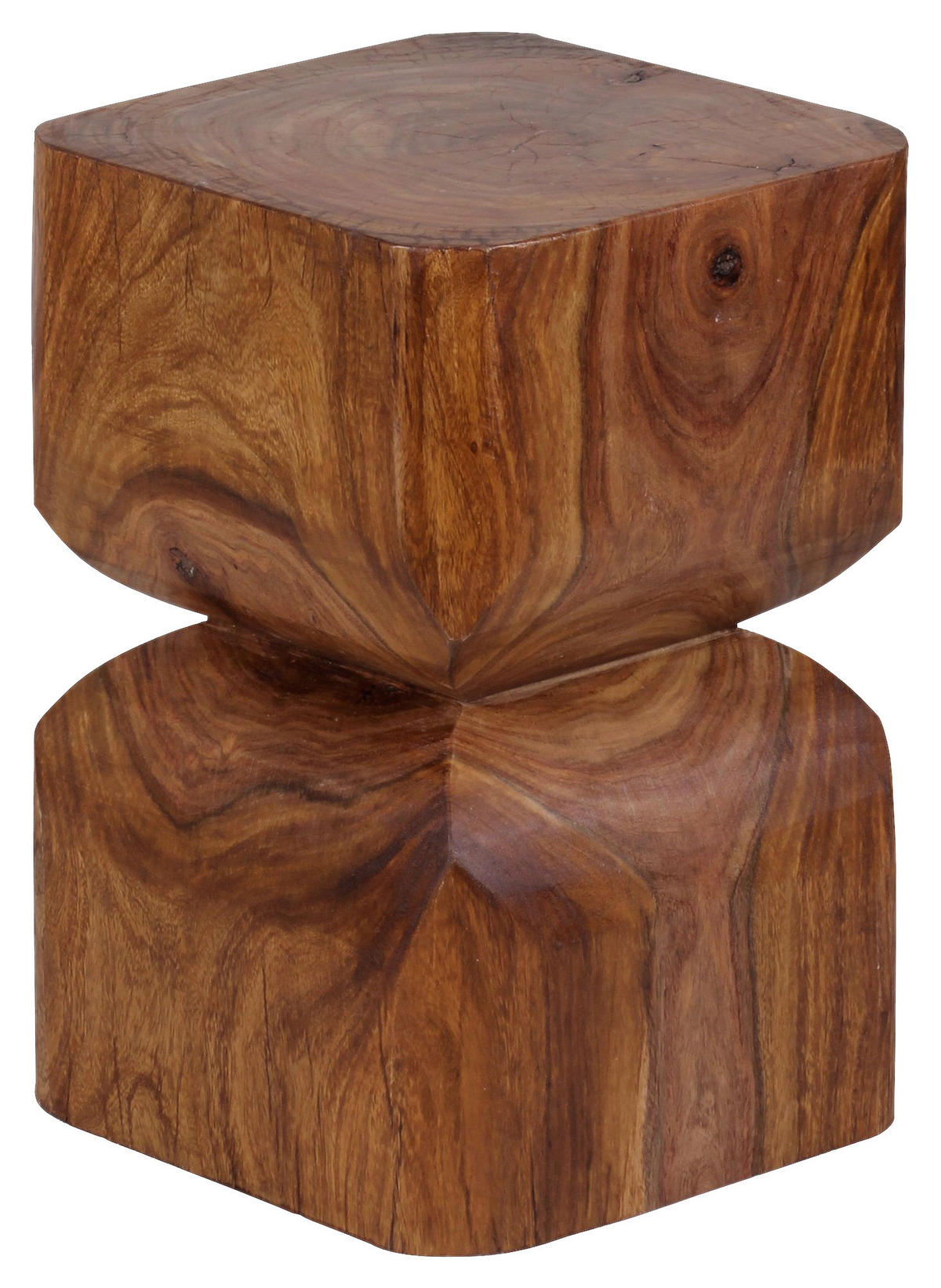 Beistelltisch natur Echtholz B/H/T: ca. 30x45x30 cm Beistelltisch - natur (30,00/45,00/30,00cm) - Wohnling