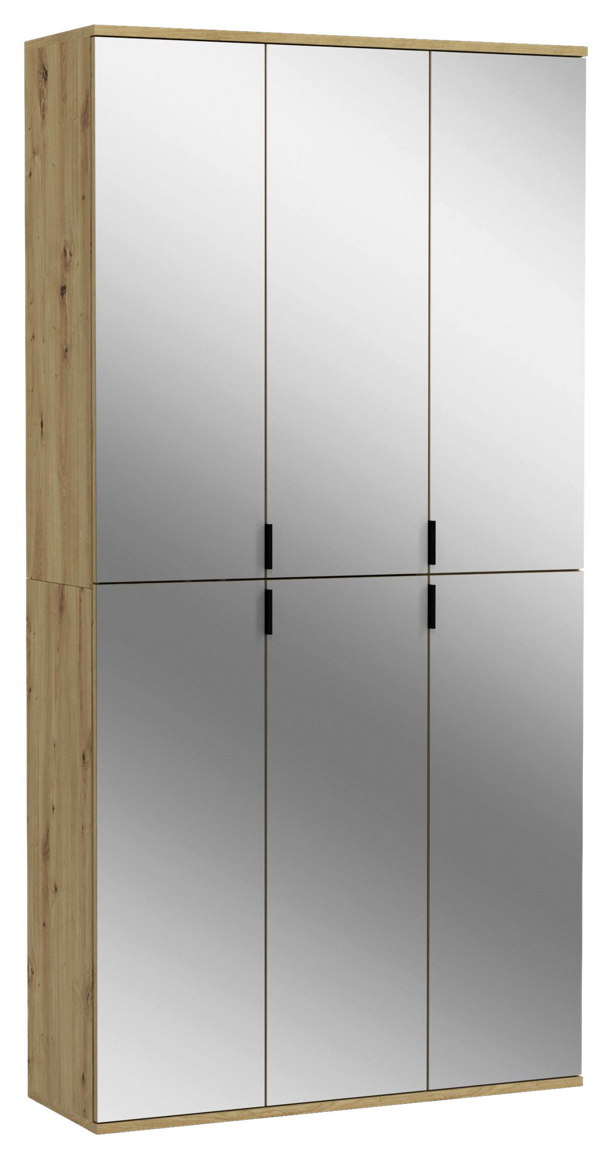 Garderobe PROJEKT Eiche Artisan Nachbildung Spiegel B/H/T: ca. 91x193x34 cm PROJEKT - Eiche (91,00/193,00/34,00cm) - xonox.home