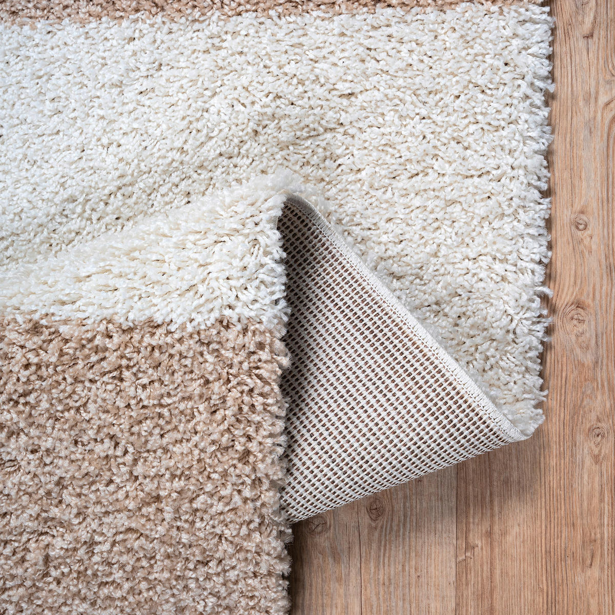 Sanat Hochflorteppich MILANO beige B/L: ca. 200x290 cm MILANO - beige (200,00/290,00cm) - Sanat