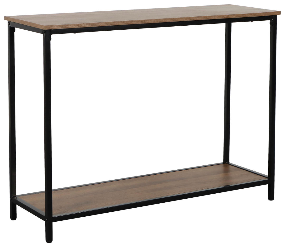 Konsole Mira schwarz lackiert Eiche Nachbildung B/H/T: ca. 106x81x35 cm Mira - Eiche/schwarz (106,00/81,00/35,00cm)