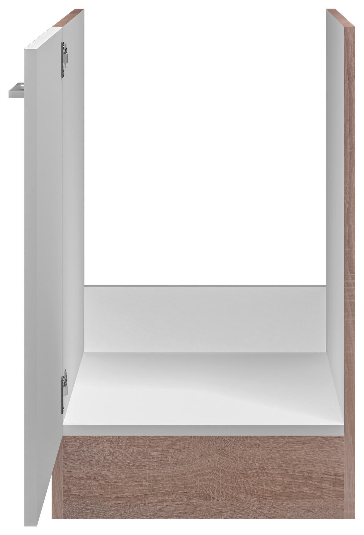 Spülenschrank Samoa weiß Eiche Nachbildung B/H/T: ca. 50x82x57 cm Samoa - Eiche/weiß (50,00/82,00/57,00cm) - Flex-Well