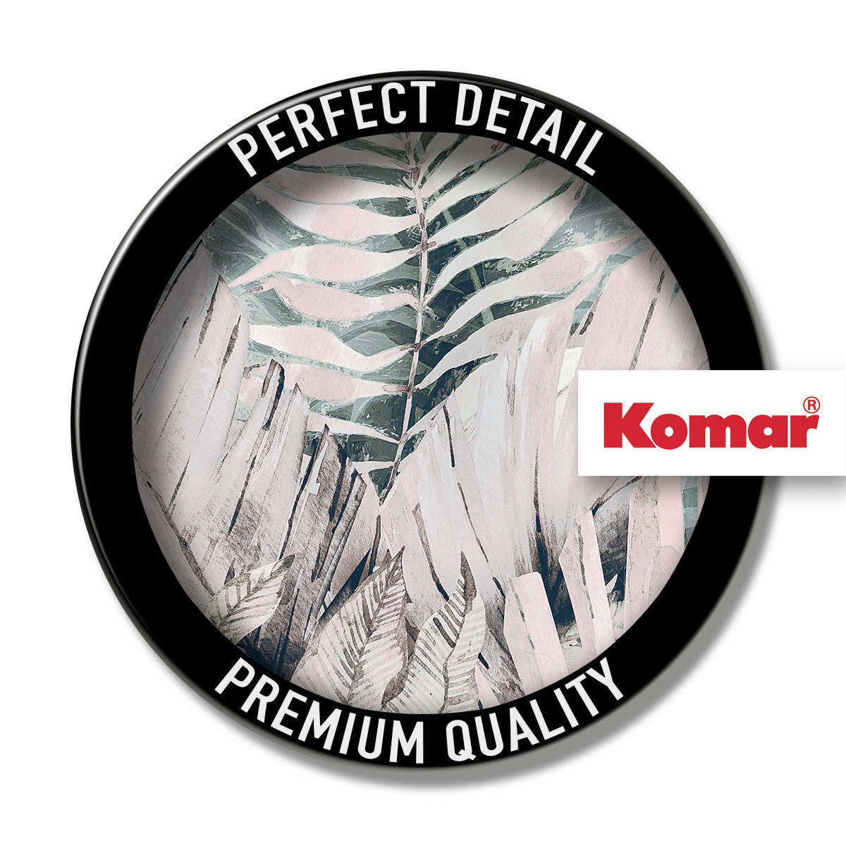Komar Fototapete Palmiers Tropicaux B/L: ca. 250x250 cm Palmiers Tropicaux - (250,00/250,00cm) - Komar