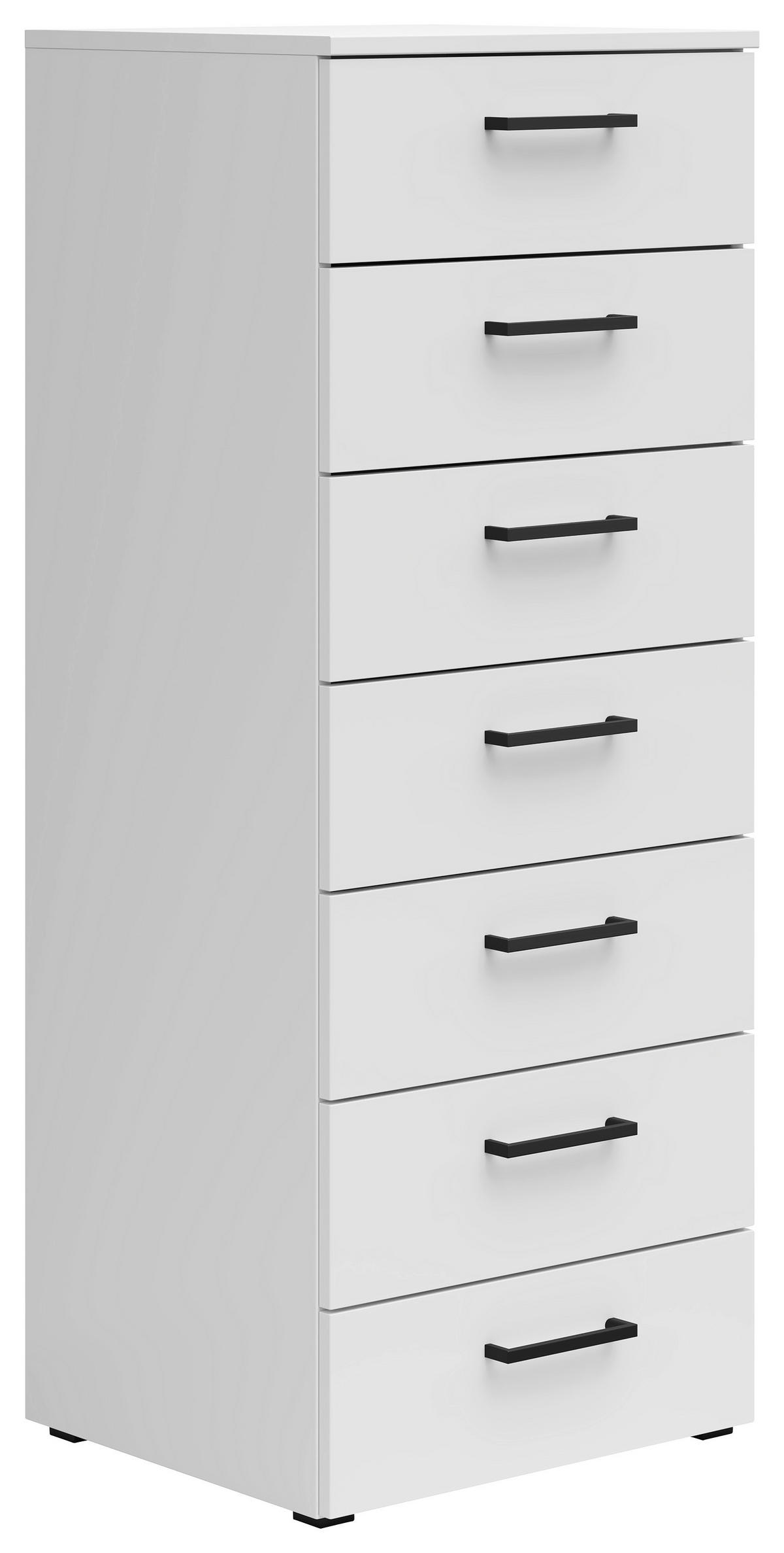 Kommode Multi-Stauraum Typ 18 weiß B/H/T: ca. 45x115x40 cm Multi-Stauraum Typ 18 - weiß (45,00/115,00/40,00cm)