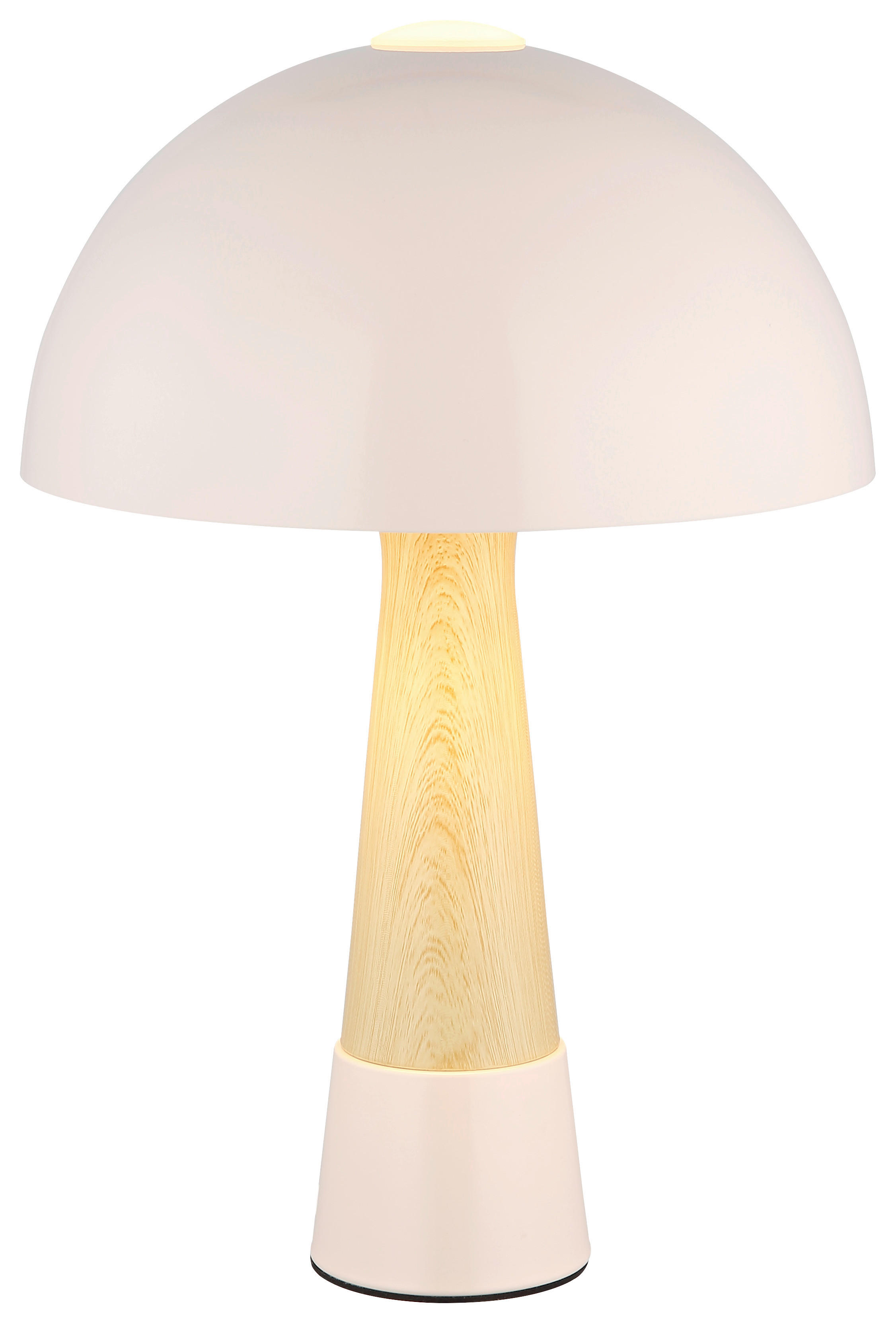 GLOBO Tischleuchte PAULIN 51570121 schwarz champagner braun Metall Kunststoff H/D: ca. 36,5x25 cm E27 1 Brennstellen PAULIN - braun/champagner (25,00/36,50cm) - GLOBO