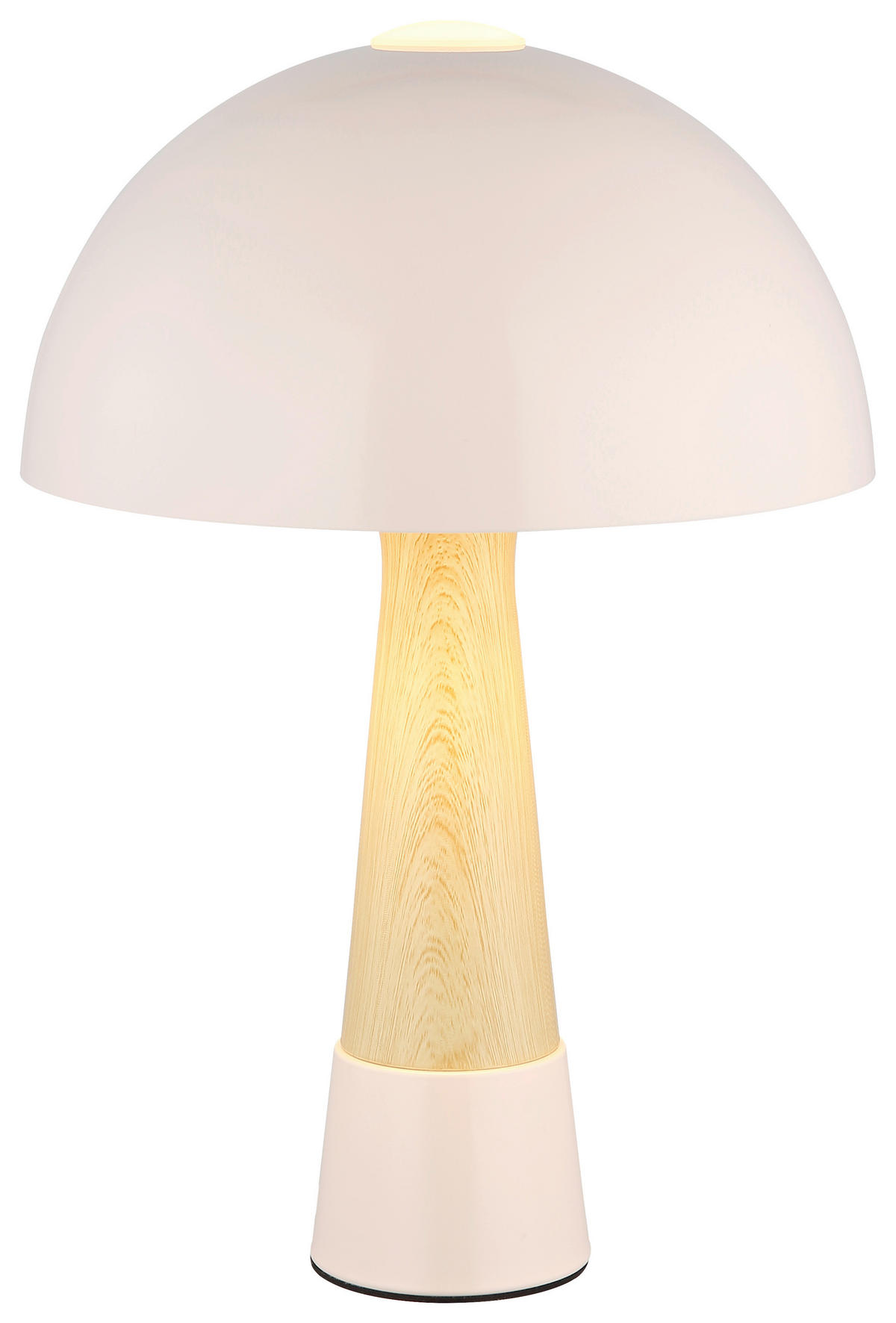 GLOBO Tischleuchte PAULIN 51570121 schwarz champagner braun Metall Kunststoff H/D: ca. 36,5x25 cm E27 1 Brennstellen PAULIN - braun/champagner (25,00/36,50cm) - GLOBO