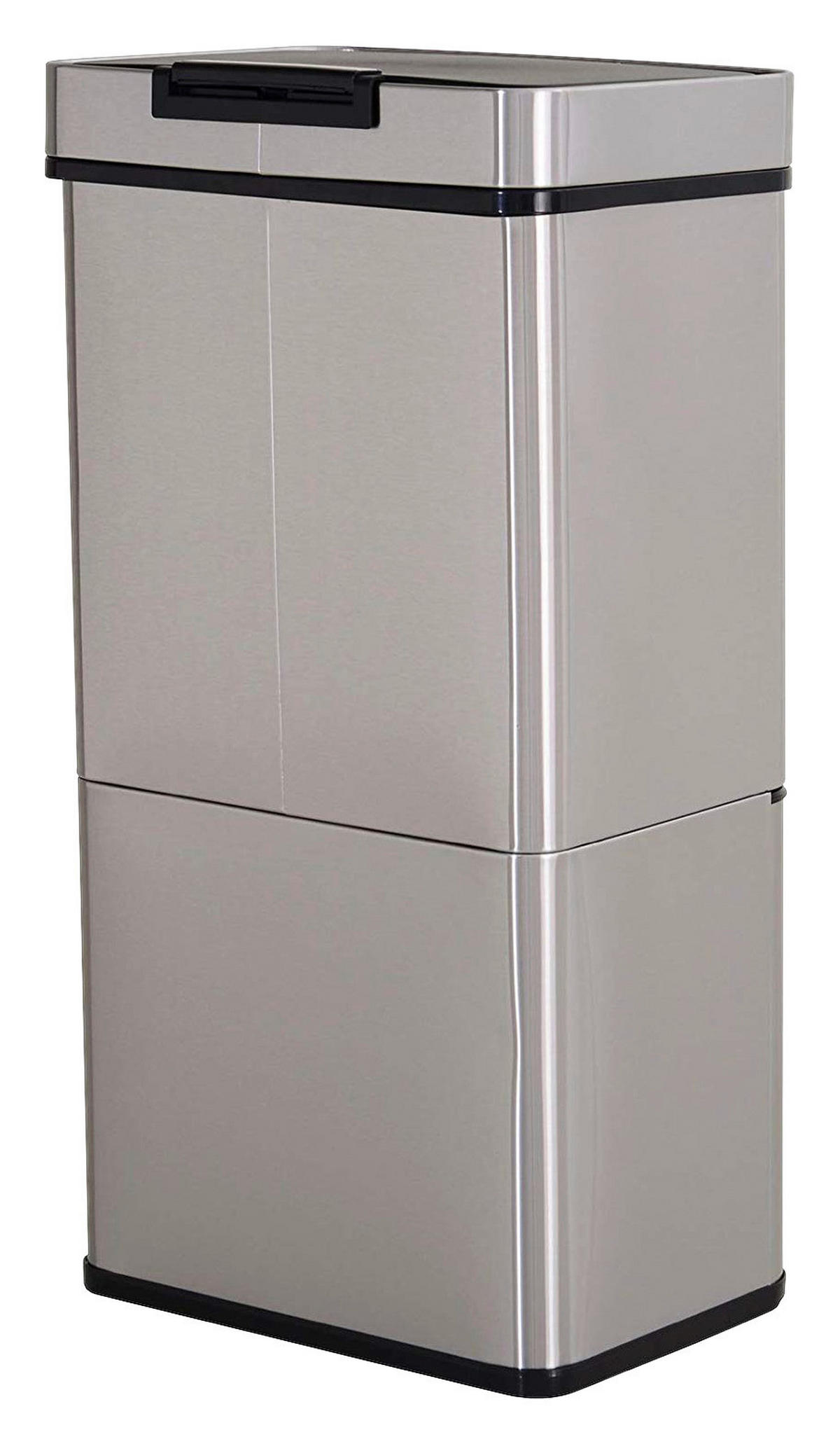 HOMCOM Abfalleimer silber B/H/L: ca. 30x81x42 cm Abfalleimer - silber (42,00/30,00/81,00cm) - HOMCOM