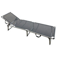 POCOline Sonnenliege silber Alu B/H/L: ca. 56x25x186 cm Sonnenliege - anthrazit/silber (186,00/56,00/25,00cm) - POCOline