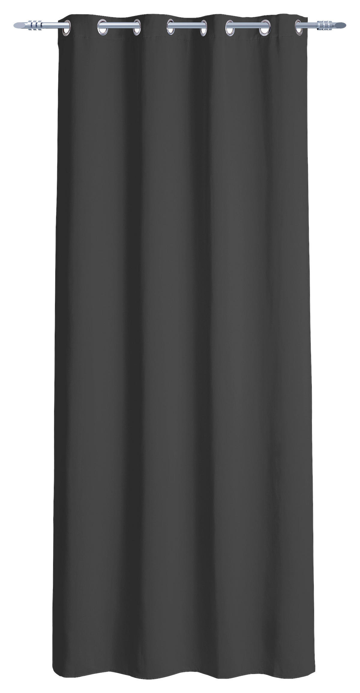 Ösenvorhang Verona anthrazit B/L: ca. 140x245 cm Verona - anthrazit (140,00/245,00cm)