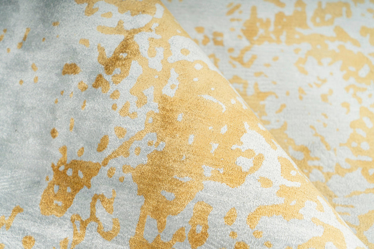 360Living Teppich Dolce Vita gold B/L: ca. 160x230 cm Dolce Vita - gold/grau (160,00/230,00cm) - 360Living