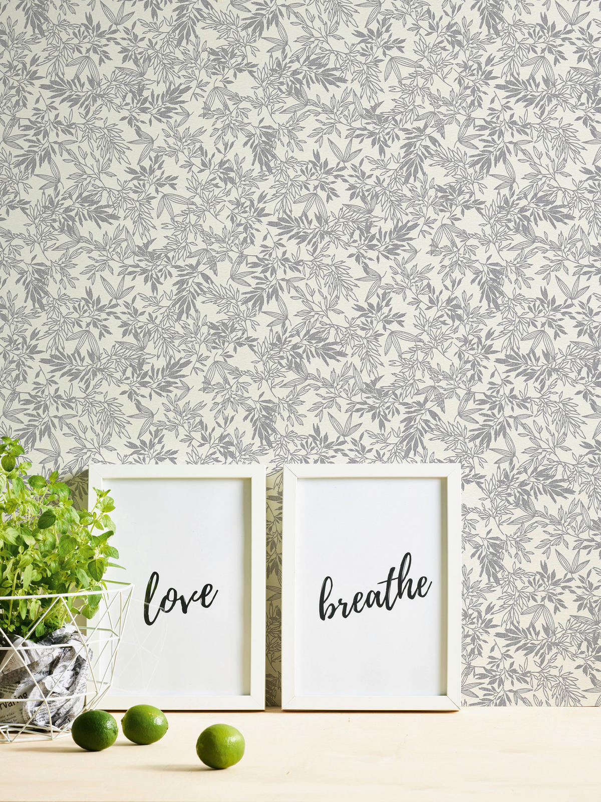 A.S.Creation Vliestapete Attractive 2 Floral grau B/L: ca. 53x1005 cm Attractive 2 - grau (53,00/1005,00cm) - A.S.Creation