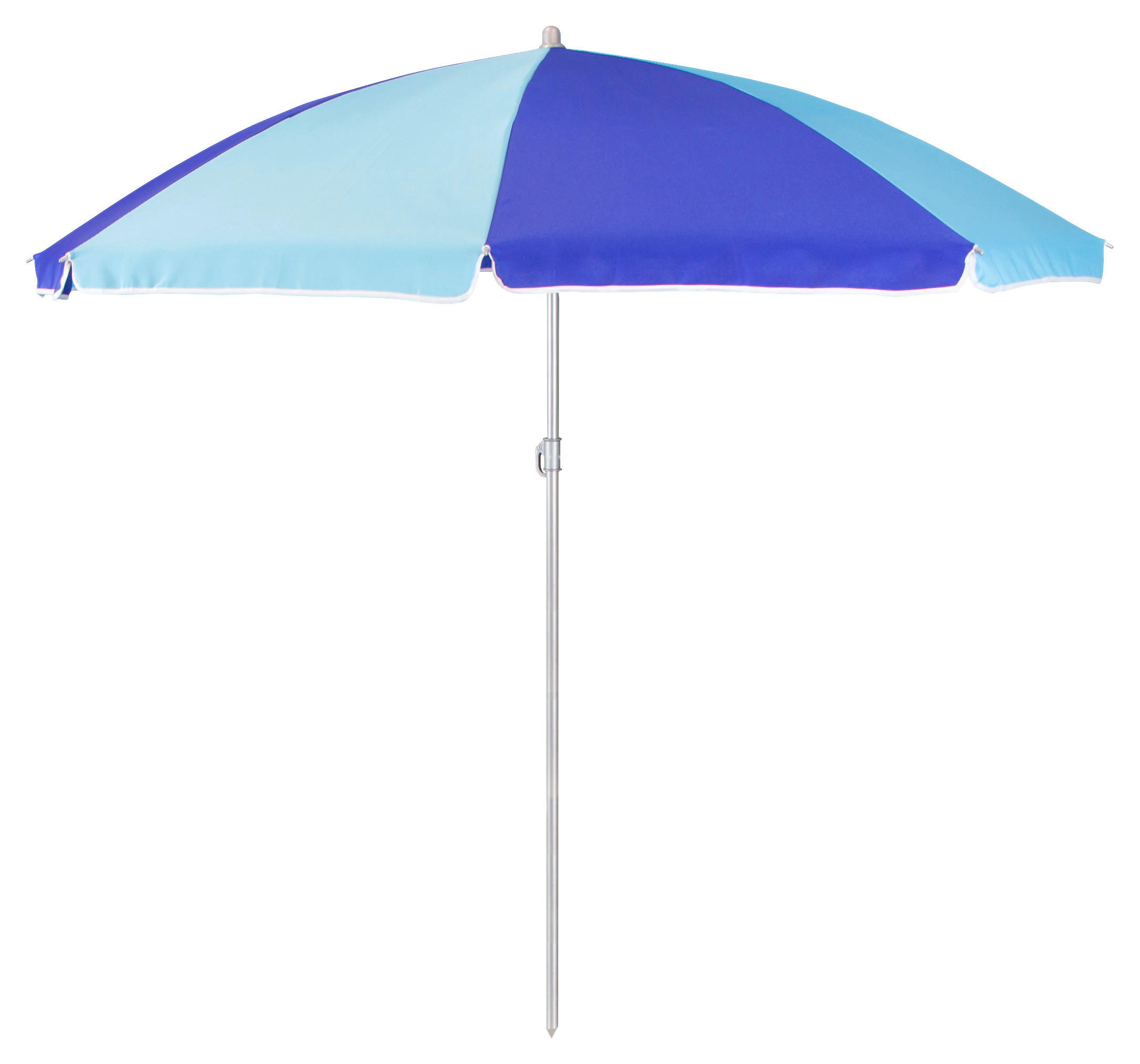 AXI Sonnenschirm blau Kunststoff H/D: ca. 175x125 cm Sonnenschirm - blau (125,00/175,00cm) - AXI