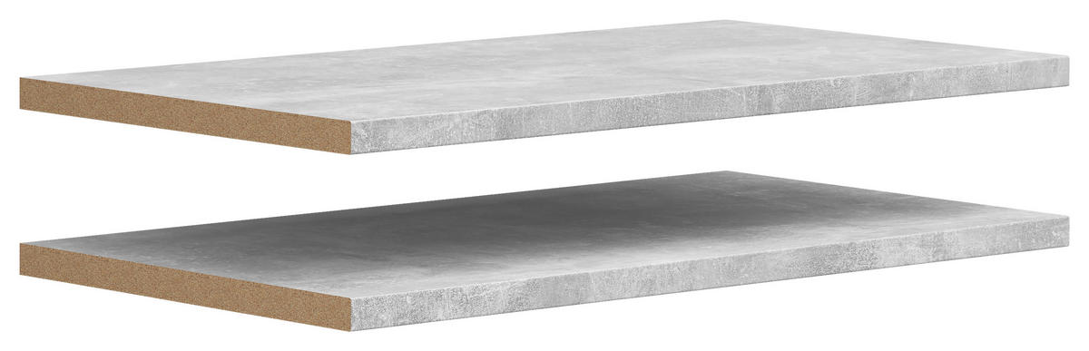 Einlegeböden-Set Multi-Stauraum Typ 57 Beton Optik B/H/T: ca. 67x2,2x36 cm Multi-Stauraum Typ 57 - Beton (67,00/2,20/36,00cm)
