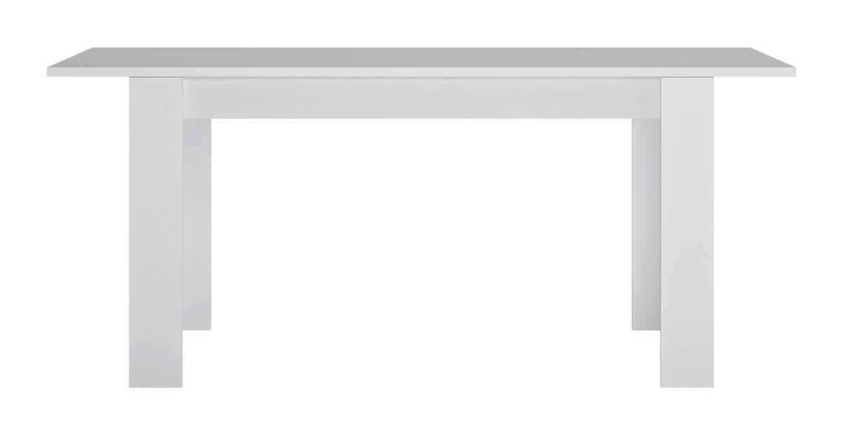 Esstisch Fribo Alpinweiß lackiert B/H/T: ca. 140x77x85 cm Fribo - Alpinweiß (140,00/77,00/85,00cm)