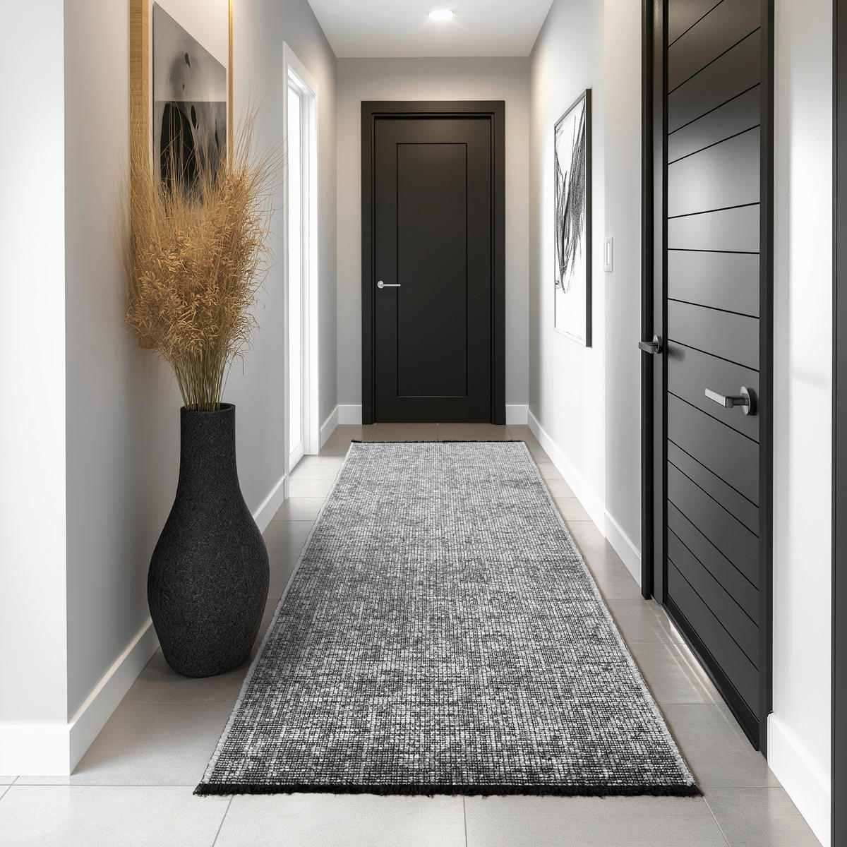 Ayyildiz Teppich SPACE grau B/L: ca. 80x250 cm SPACE - grau (80,00/250,00cm) - Ayyildiz