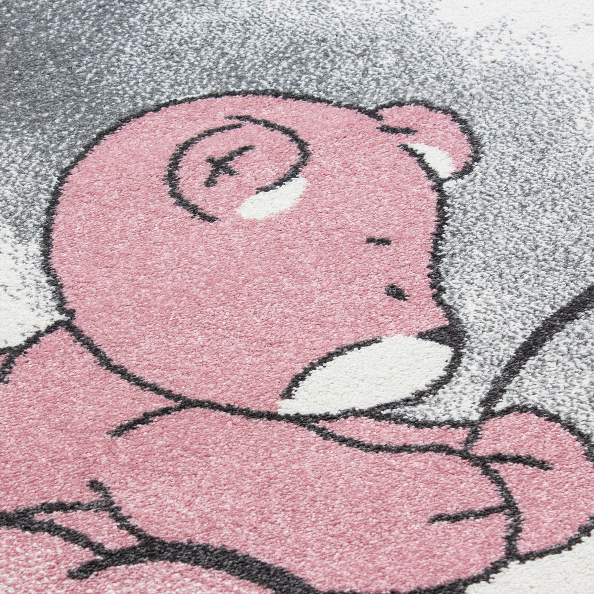 Ayyildiz Teppich KIDS pink B/L: ca. 80x150 cm KIDS - pink (80,00/150,00cm) - Ayyildiz
