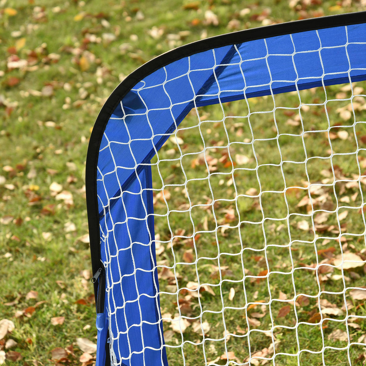 HOMCOM Fußballtor blau B/H/T: ca. 123x80x80 cm Fußballtor im 2er Set - blau (123,00/80,00/80,00cm) - HOMCOM