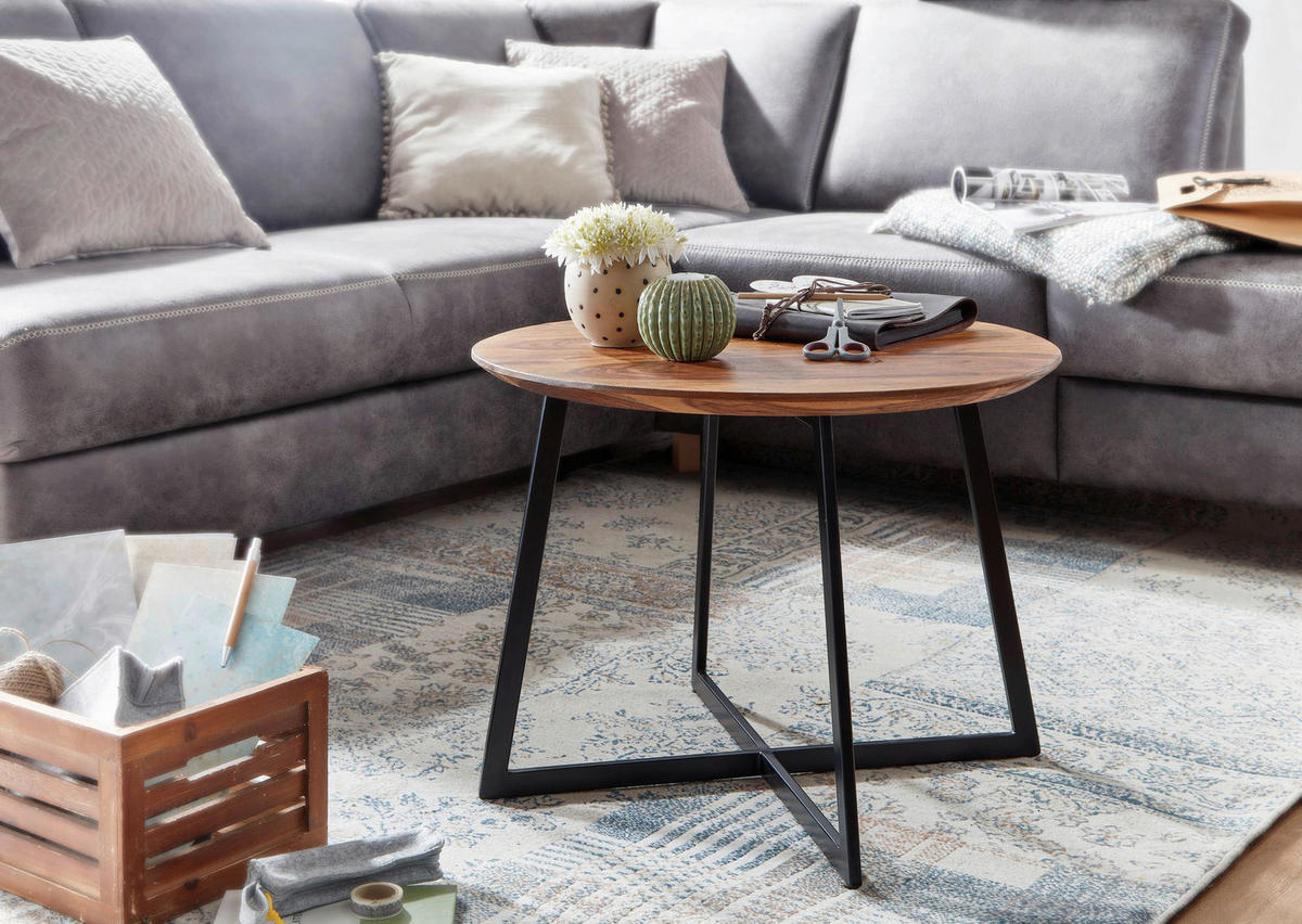Couchtisch braun B/H/T: ca. 60x45x60 cm Couchtisch - braun (60,00/45,00/60,00cm) - Wohnling