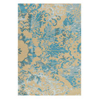 Arte Espina Kurzflorteppich Satin 8061 creme B/L: ca. 120x180 cm Satin 8061 - creme/türkis (120,00/180,00cm) - Arte Espina