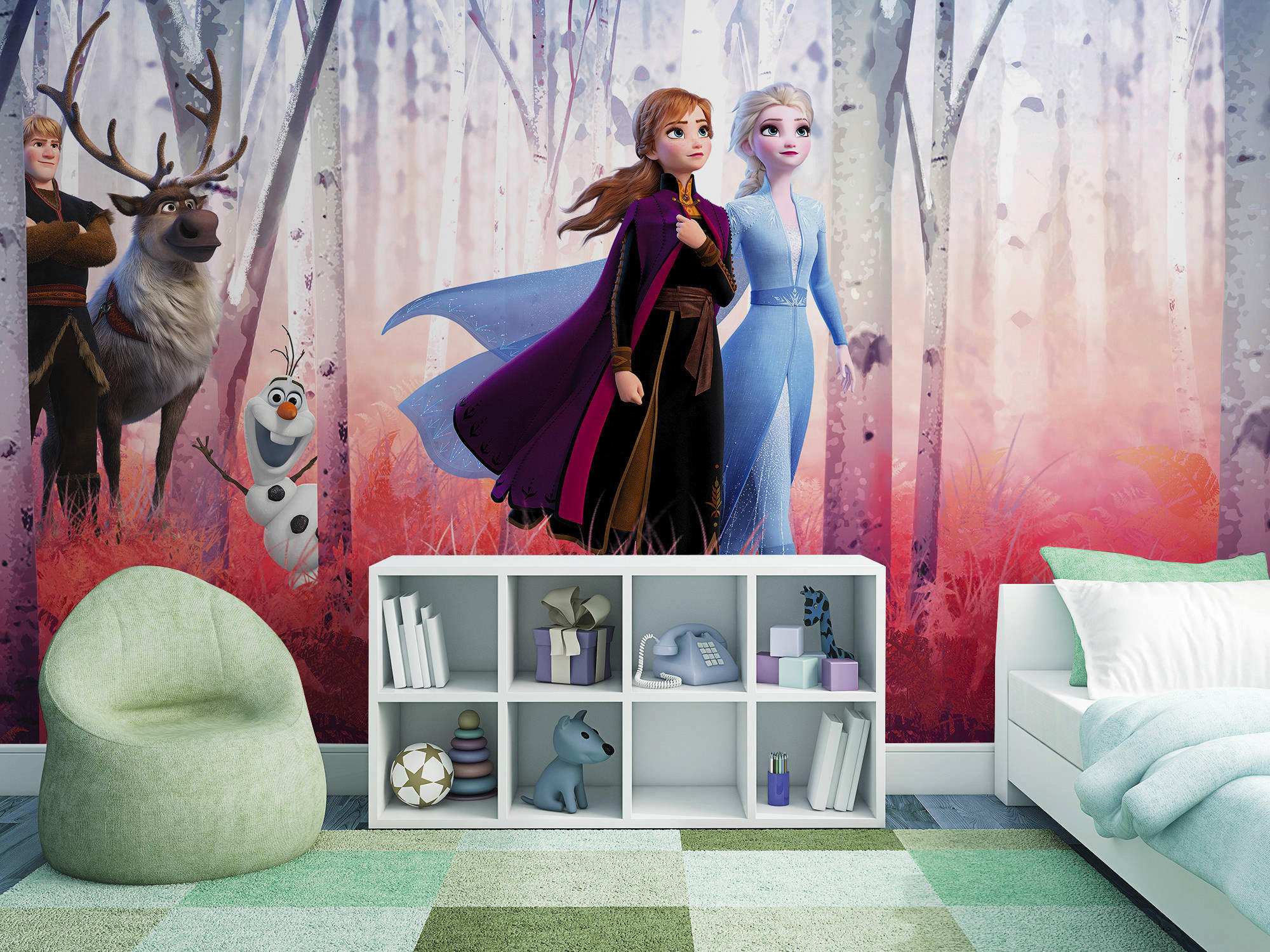 Disney Fototapete Frozen - Friends forever B/L: ca. 368x254 cm Fototapete Frozen Friends forever - (368,00/254,00cm)