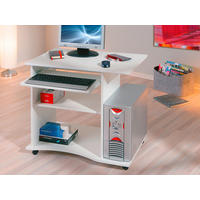 Schreibtisch Pepe weiß B/H/T: ca. 80x75x50 cm Pepe - weiß (80,00/75,00/50,00cm) - Inter Link