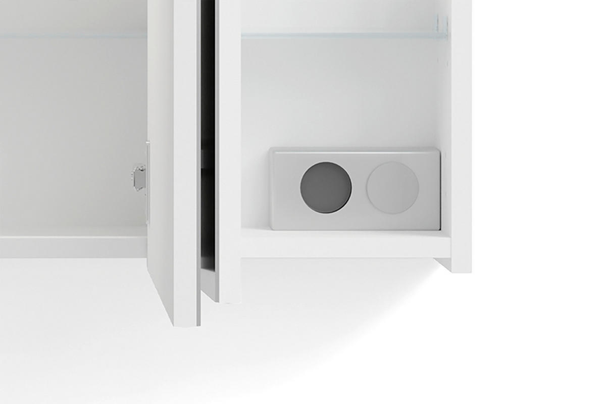 Spiegelschrank SPREE weiß B/H/T: ca. 90x60x20 cm SPREE - weiß (90,00/60,00/20,00cm) - byLIVING