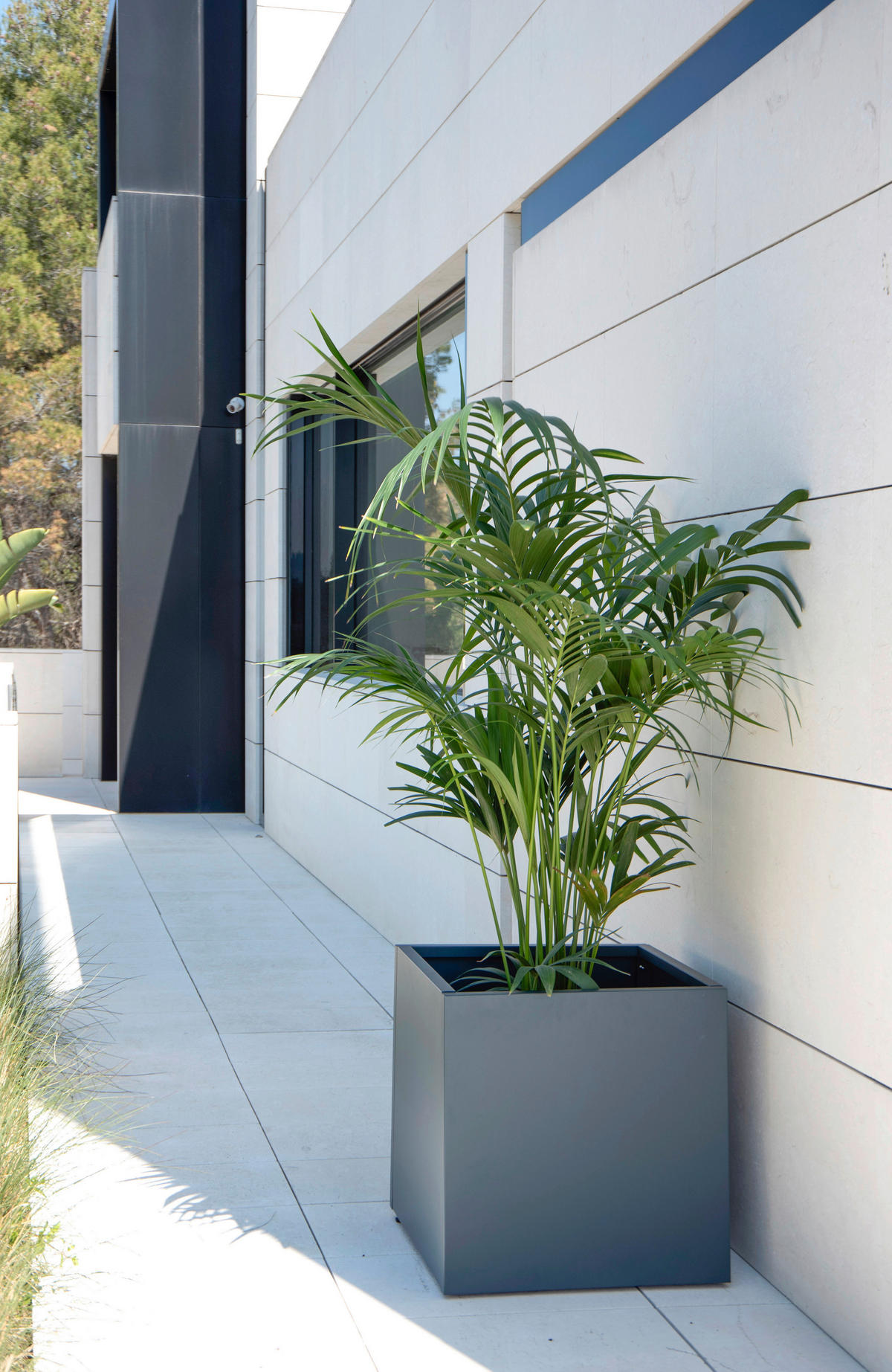 Herstera Garden Pflanzkasten anthrazit Metall B/H/L: ca. 70x70x70 cm Pflanzkasten - anthrazit (70,00/70,00/70,00cm) - Herstera Garden
