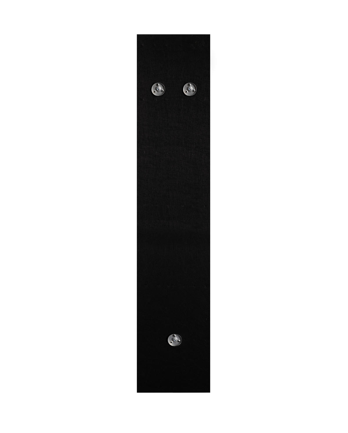 Wandgarderobe Grace Eiche Artisan Nachbildung schwarz B/H/T: ca. 25x160x7 cm Grace - Eiche/schwarz (25,00/160,00/7,00cm)