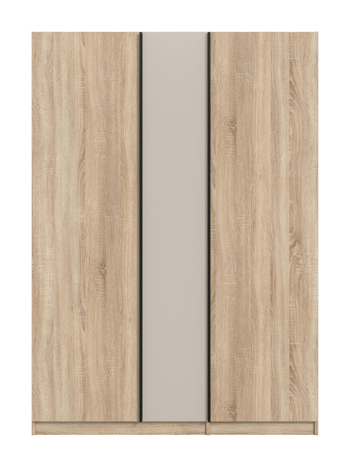 Kleiderschrank OAKLAND Eiche Sonoma Nachbildung Cashmere B/H/T: ca. 130x183x53 cm OAKLAND - Eiche/Cashmere (130,00/183,00/53,00cm) - xonox.home