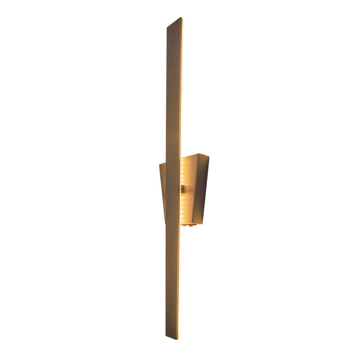 Näve Leuchten LED-Leuchten 1386750 nickel matt Metall Kunststoff B/H/T: ca. 4,5x62x10 cm 1 Brennstellen Trevor - nickel matt (4,50/62,00/10,00cm) - Näve Leuchten