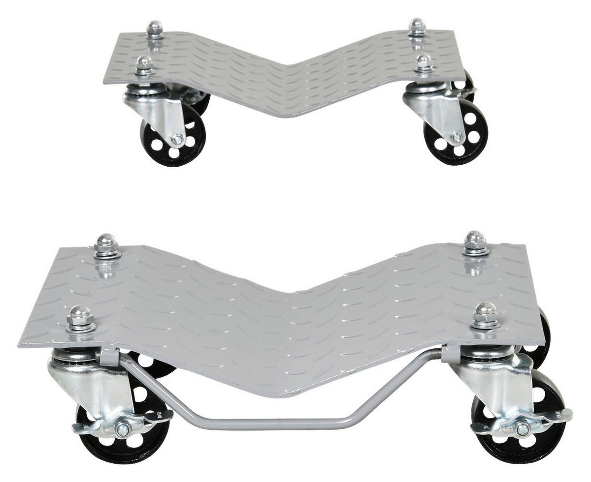 DURHAND Rangierheber im 2er-Set B/H/L: ca. 30x14x41 cm Rangierheber im 2er-Set - grau (41,00/30,00/14,00cm) - DURHAND