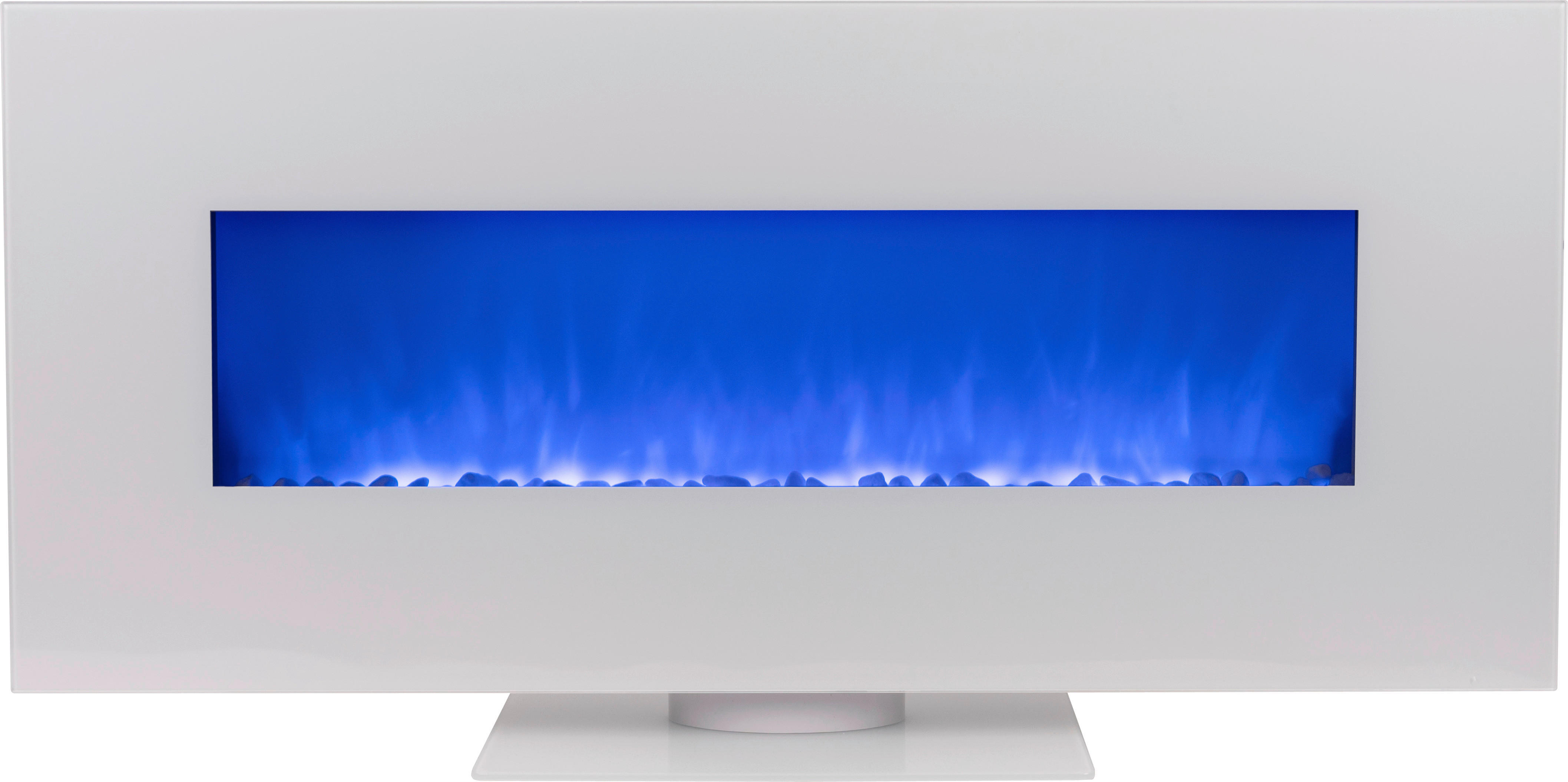 Elektrischer-Kamin KJETIL B990908 weiß Eisen Glas B/H/T: ca. 128x61x26 cm ca. 1500 W Elektrischer_Kamin B990908 - weiß (128,00/61,00/26,00cm)