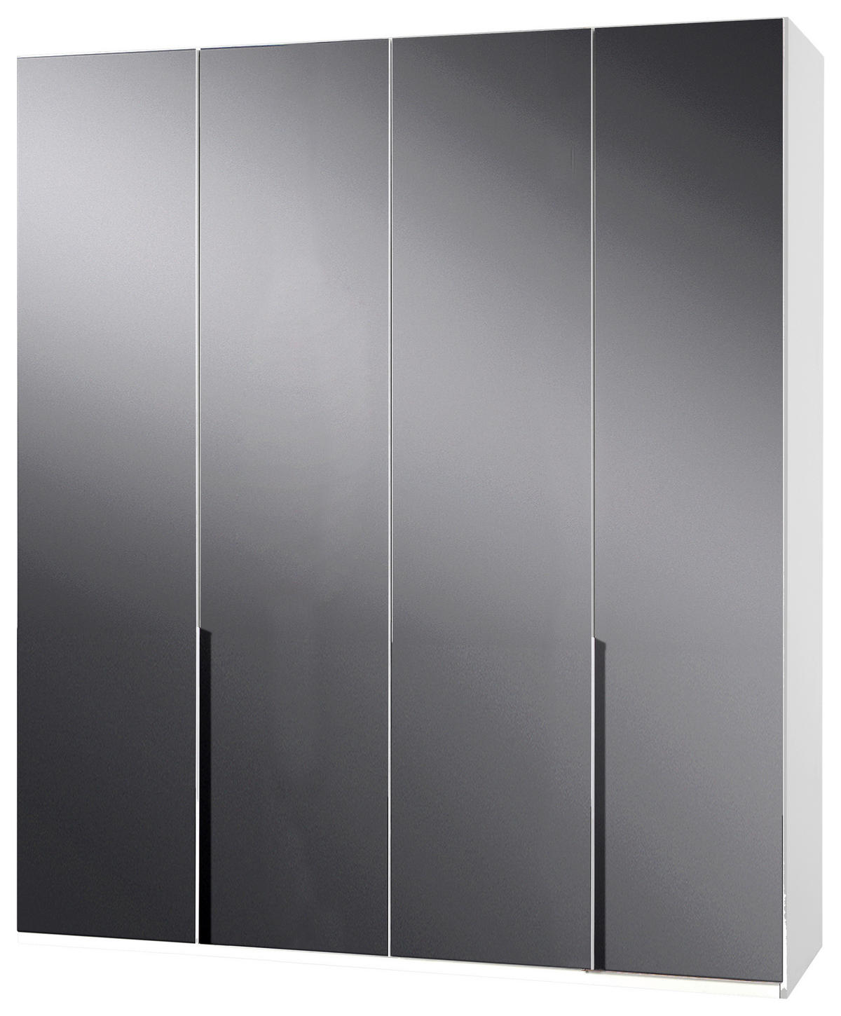 Kleiderschrank New York C Alpinweiß B/H/T: ca. 180x236x58 cm New York C - Alpinweiß/grau (180,00/236,00/58,00cm)