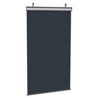 Outsunny Senkrechtmarkise mit Stahlrahmen dunkelgrau B/H/L: ca. 38x222x124 cm Senkrechtmarkise_mit_Stahlrahmen - dunkelgrau (124,00/38,00/222,00cm) - Outsunny